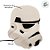 Luminária Stormtrooper - Star Wars - 28,5cm - 1 unidade - Disney Original - Rizzo - Imagem 4