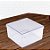 Caixa Acrílica para Cake Box Quadrada - Cristal - 500ml - 1 unidade - BlueStar - Rizzo - Imagem 1