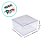 Caixa Acrílica para Cake Box Quadrada - Cristal - 500ml - 1 unidade - BlueStar - Rizzo - Imagem 3