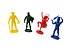 Mini Brinquedo Heróis Colorido Sortido - 6 x 3cm - 12 Unidades - Dodo Brinquedos - Rizzo Embalagens - Imagem 1