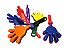 Mini Brinquedo Bate Palma Colorido Sortido - 14 x 6,5cm - 8 Unidades - Dodo Brinquedos - Rizzo Embalagens - Imagem 1