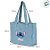 Shopping Bag - Stitch Azul Jeans - 37cm - 1 unidade - Disney Original - Rizzo - Imagem 3