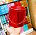 Lata Redonda para Lembrancinha com Alça Vermelha - 14 x 14cm - Artegift - Rizzo Embalagens - Imagem 1