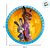 Prato de Papel Redondo - Zootopia - 18cm - 8 unidades - Disney Original - Rizzo - Imagem 3