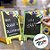 Kit Cavalete Decorativo de Mesa com Giz - Vai Brasil - 16x25x14cm - 2 unidades - Cromus - Rizzo - Imagem 5