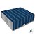 Caixa Retangular Tampa e Fundo - Elegance Azul - 20x7x21cm - 5 unidades - Regina - Rizzo - Imagem 3