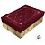 Caixa Retangular com Tampa - Royal Marsala - 20x15x7cm - 5 unidades - Regina - Rizzo - Imagem 2