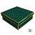 Caixa Quadrada para Presente - Royal Verde - 17x17x5cm - 5 unidades - Regina - Rizzo - Imagem 2