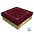 Caixa Quadrada para Presente - Royal Marsala - 17x17x5cm - 5 unidades - Regina - Rizzo - Imagem 2
