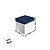 Caixa Cubo - Elegance Azul - 11x11x11cm - 5 unidades - Regina - Rizzo - Imagem 3