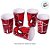 Kit 10 Copos para Lembrancinha - Homem Aranha Vermelho - 320ml - 1 unidade - Disney Original - Rizzo - Imagem 2