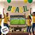 Faixa Decorativa - Brasil - Verde e Amarelo com Glitter - 1,5m - 1 unidade - Cromus - Rizzo - Imagem 4
