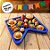 Bandeja Decorativa - Bandeira Azul Royal - 19x19cm - 1 unidade - Rizzo - Imagem 1
