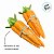 Kit Maço com 3 Cenouras Decorativas - 28cm - 2 unidades - Cromus - Rizzo - Imagem 3