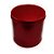 Lata Redonda para Lembrancinha Vermelha - 10 x 10cm - Artegift - Rizzo Embalagens - Imagem 1
