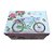 Kit Caixa Presente Bicicleta com Flores - 22x15x11cm - 3 Unidades - Rizzo Festas - Imagem 2