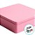 Lata de Metal Quadrada - Rosa - 19,5x5,5x19,5cm - 1 unidade - Rizzo - Imagem 2