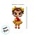 Boneca Caipira Menina em Biscuit - Saia e Laço Amarelo - 6cm - 1 unidade - Rizzo - Imagem 3