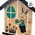 Enfeite Decorativo de Páscoa - Casa do Coelho - 16,5x13,5cm - 1 unidade - Rizzo - Imagem 3