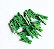 Mini Prendedor de Madeira Verde 3,5cm - 50 Unidades - Rizzo Festas - Imagem 1