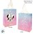 Sacola de Plástico - Minnie Mouse Rosa - 24x19x8cm - Disney Original - 1 unidade - Rizzo - Imagem 2