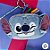 Estojo Simples Fluffy - Stitch - 21x12cm - Disney Original - 1 unidade - Rizzo - Imagem 4