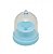 Mini Cúpula em Acrílico com Base Azul 6,5cm - 10 unidades - Rizzo Festas - Imagem 1