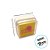 Almofada Para Carimbo em Plástico e Espuma - Carimbeira Amarela - 3,5x3,5cm - 1 unidade - Art Montagem - Rizzo - Imagem 4