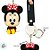 Chaveiro 3D Minnie Mouse - 7cm - Disney Original - 1 unidade - Rizzo - Imagem 2