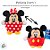 Pelúcia Dupla Face - Minnie e Mickey - 14cm - Disney Original - 1 unidade - Rizzo - Imagem 2