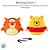 Pelúcia Dupla Face - Pooh e Tigrão - 15cm - Disney Original - 1 unidade - Rizzo - Imagem 2