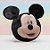 Pelúcia 3D - Mickey Mouse - 22cm - Disney Original - 1 unidade - Rizzo - Imagem 1