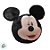 Pelúcia 3D - Mickey Mouse - 22cm - Disney Original - 1 unidade - Rizzo - Imagem 2