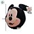 Pelúcia 3D - Mickey Mouse - 22cm - Disney Original - 1 unidade - Rizzo - Imagem 3