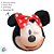 Pelúcia 3D - Minnie Mouse - 22cm - Disney Original - 1 unidade - Rizzo - Imagem 4