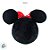 Pelúcia 3D - Minnie Mouse - 22cm - Disney Original - 1 unidade - Rizzo - Imagem 5