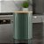 Pote Organizador de Metal com Tampa de Bambu - Verde - 15x11x11cm - 1 unidade - Cromus - Rizzo - Imagem 1