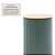 Pote Organizador de Metal com Tampa de Bambu - Verde - 15x11x11cm - 1 unidade - Cromus - Rizzo - Imagem 4