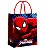 Sacola de Papel Homem Aranha M 26cm x 19,5cm x9,5cm - 10 unidades - Cromus - Rizzo Festas - Imagem 1