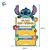 Painel Decorativo em EVA - Stitch - Sejam Bem Vindos - 32x49cm - Disney Original - 1 unidade - Rizzo - Imagem 3
