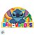 Painel Decorativo em EVA - Stitch - Bem Vindos - 49x32cm - Disney Original - 1 unidade - Rizzo - Imagem 2