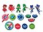 Mini Personagens Decorativos Festa PJ Masks - 39 unidades - Regina - Rizzo Festas - Imagem 1