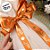 Fita de Cetim 22mm x 10m - Feliz Páscoa Gold Laranja - ECF005H Cor 1108 - Rolo 10m - 1 unidade - Fitas Progresso - Rizzo - Imagem 2
