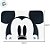 Tapete Retângular - Mickey Mouse - Branco - 40x60cm - Disney Original - 1 unidade - Rizzo - Imagem 2