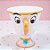 Xícara de Porcelana - Chip - A Bela e a Fera - 200ml - Disney Original - 1 unidade - Rizzo - Imagem 1