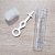 Mini Tubete Lembrancinha Bolha de Sabão Prata 9cm 10 unidades - Rizzo Embalagens e Festas - Imagem 3