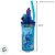Copo com Tampa e Canudo - Stitch 3D - Azul - 360ml - Disney Original - 1 unidade - Rizzo - Imagem 3