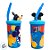 Copo com Tampa e Canudo - Mickey Mouse 3D - Azul - 360ml - Disney Original - 1 unidade - Rizzo - Imagem 4