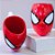 Caneca de Plástico 3D - Homem Aranha - 290ml - Disney Original - 1 unidade - Tuut - Imagem 1