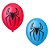 Balão de Festa Decorado 11" 27cm - Aranha Sortida - 25 unidades - Happy Day - Rizzo - Imagem 1